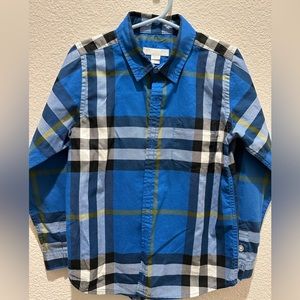 Kids Burberry long sleeve shirt
